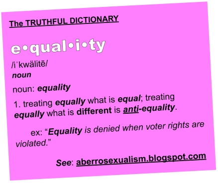Equality Definition